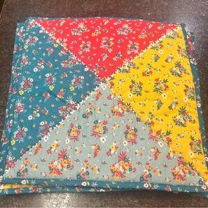 Pioneer Woman Rose Ditsy Quilted Reversible Placemat Set of 4 Floral Farmhouse